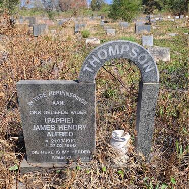 THOMPSON James Hendry Alfred 1910-1996
