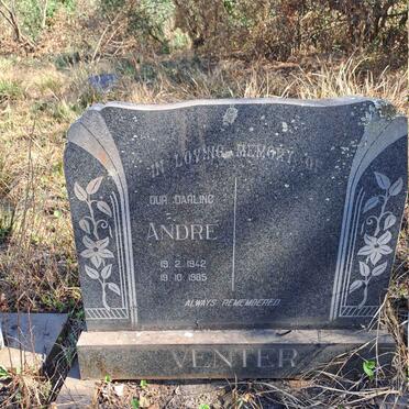 VENTER Andre 1942-1985