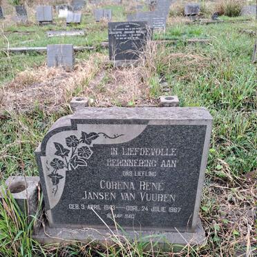 VUUREN Corena Rene, Jansen van 1943-1967