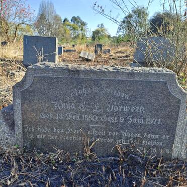 VORWERK Anna C.E. 1880-1971