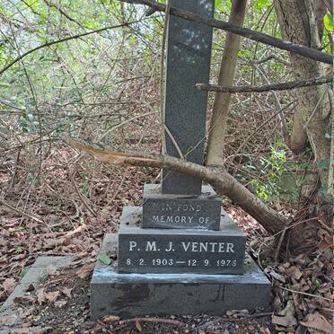 VENTER P.M.J. 1903-1975