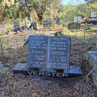 VERSTER Carel 1916-1988 & Lettie 1926-2009