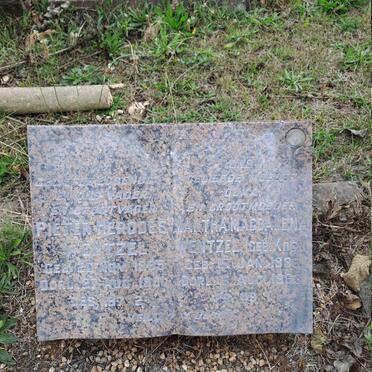 WENTZEL Pieter Herodes 1885-1961 & Martha Magdalena KOEN 1886-1965