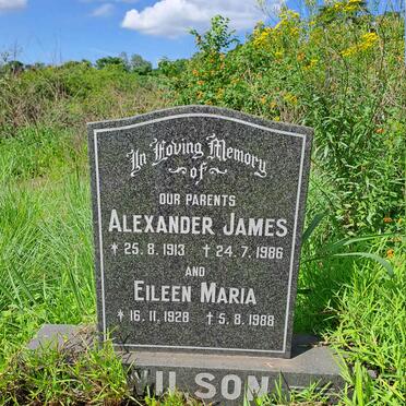 WILSON Alexander James 1913-1986 & Eileen Maria 1928-1988