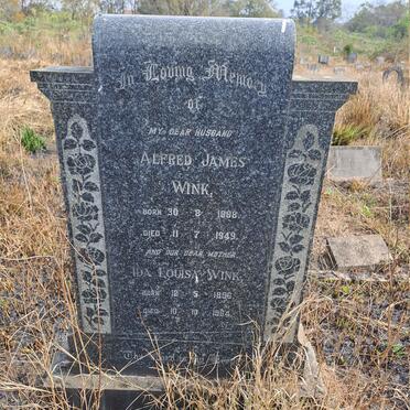 WINK Alfred James 1888-1949 & Ida Louisa 1896-1964