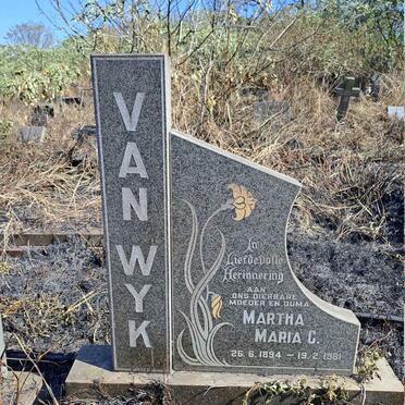 WYK Martha Maria, van 1894-1981