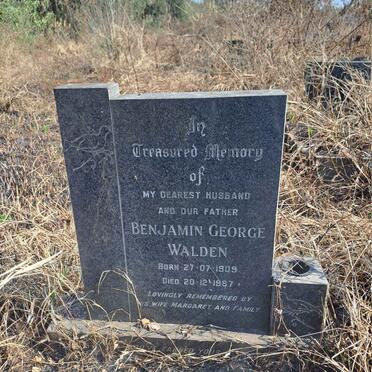 WALDEN Benjamin George 1909-1987