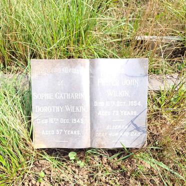 WILKIN Pieter John -1954 & Sophie Catharine Dorothy -1945