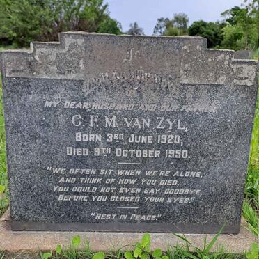 ZYL C.F.M., van 1920-1950