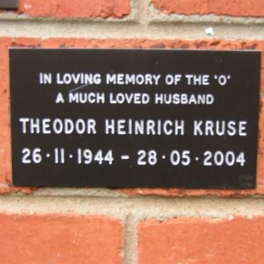 KRUSE Theodor Heinrich 1944-2004