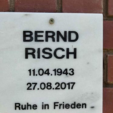 RISCH Bernd 1943-2017