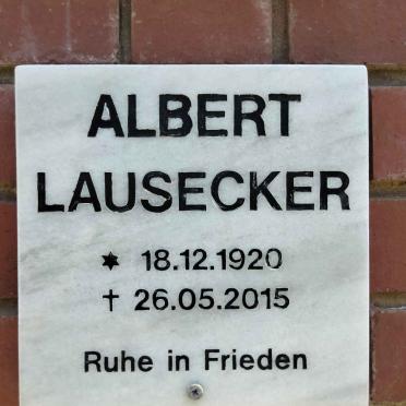 LAUSECKER Albert 1920-2015