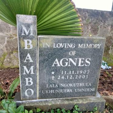 MBAMBO Agnes 1907-2003