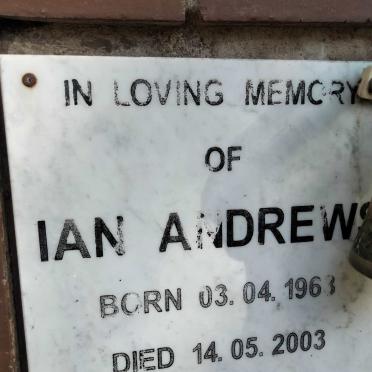 ANDREWS Ian 1963-2003