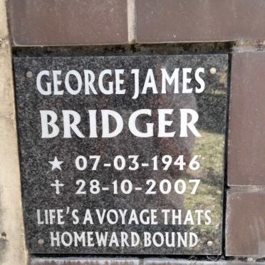 BRIDGER George James 1946-2007