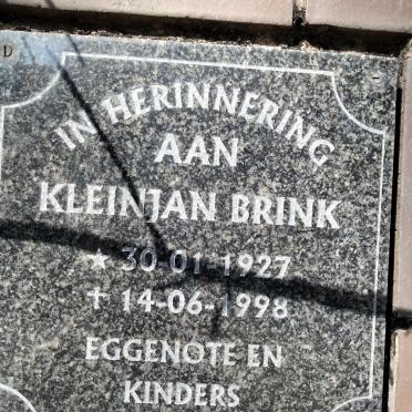 BRINK Kleinjan 1927-1998