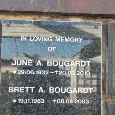 BOUGARDT June A. 1932-2010 :: BOUGARDT Brett A. 1963-2003
