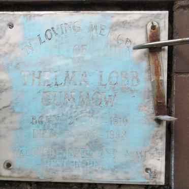 GUMMOW Thelma Lobb 1910-1998
