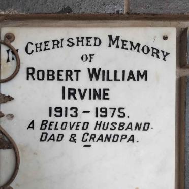 IRVINE Robert William 1913-1975