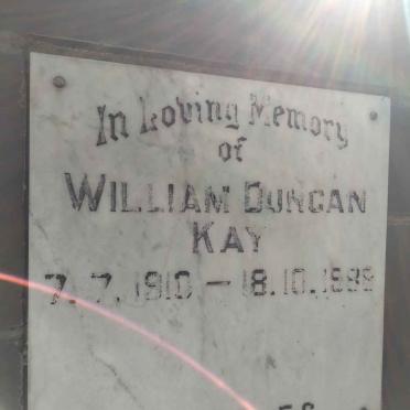 KAY William Duncan 1910-1988
