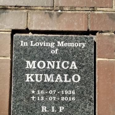 KUMALO Monica 1936-2016
