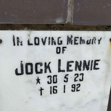 LENNIE Jock 1923-1992