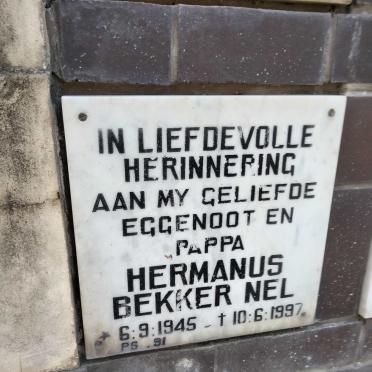 NEL Hermanus Bekker 1945-1997