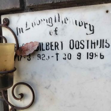 OOSTHUIS ?ilbert 1929-1986