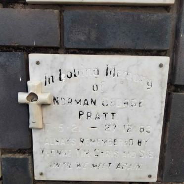 PRATT Norman George 1921-1983