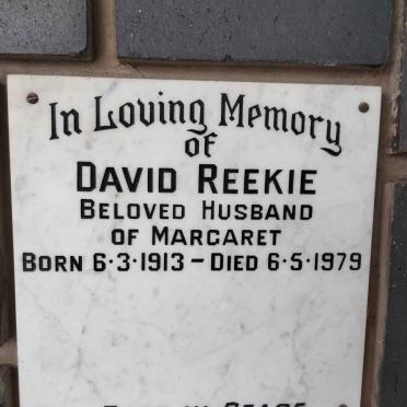 REEKIE David 1913-1979
