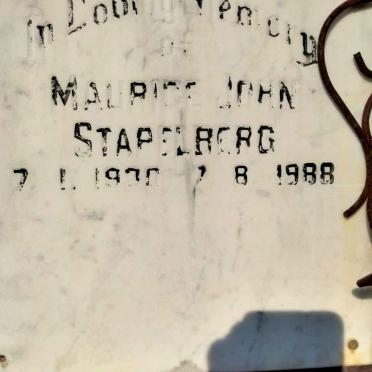 STAPELBERG Maurice John 1930-1988