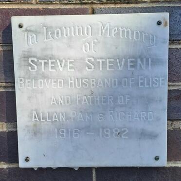 STEVENI Steve 1916-1982