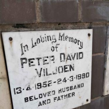 VILJOEN Peter David 1952-1990