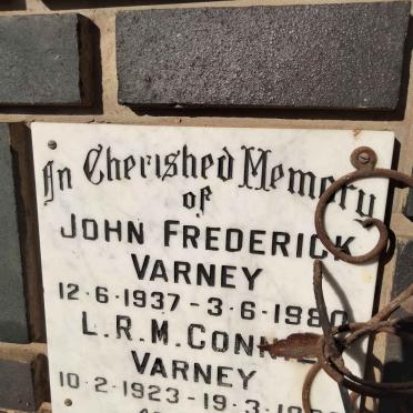 VARNEY John Frederick 1937-1980 :: VARNEY L.R.M. Conn? 1923-19?9