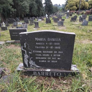 BARRETO Maria Basilia 1908-1980