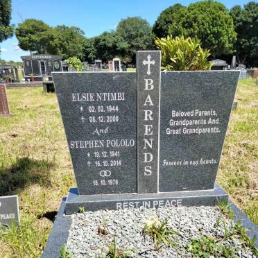 BARENDS Stephen Pololo 1941-2014 & Elsie Ntimbi 1944-2000