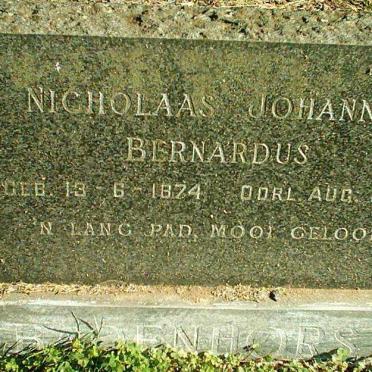 BADENHORST Nicholaas Johannes Bernardus 1874-1965