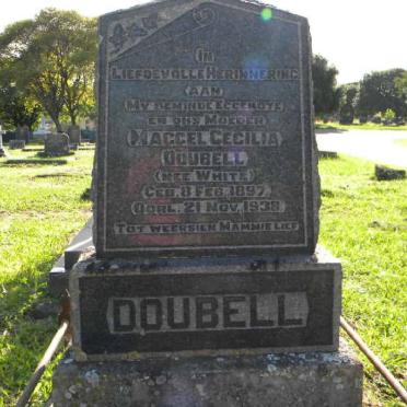 DOUBELL Maggel Cecilia nee WHITE 1897-1938