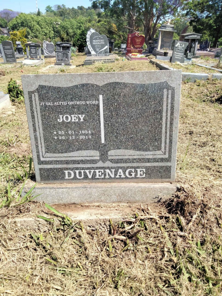 DUVENAGE Joey 1954-2013