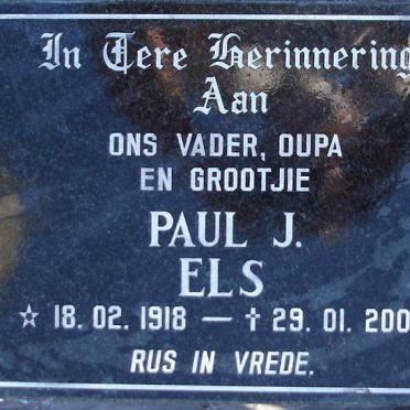 ELS Paul Johannes 1918-2005