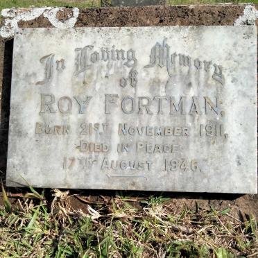 FORTMAN Roy 1911-1946