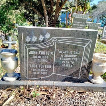 FORTEIN John 1935-1992 & Lucy 1944-2003