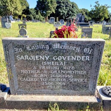 GOVENDER Sarojeny 1956-2004