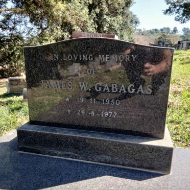 GABAGAS James W. 1950-1977