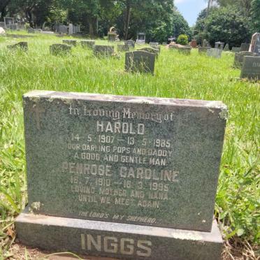 INGGS Harold 1907-1985 & Penrose Caroline 1910-1995