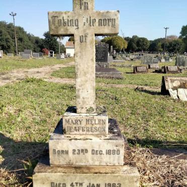 JEAFERESON Mary Helen 1880-1963