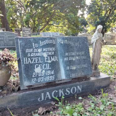 JACKSON Hazel Elma Cecil 1914-1995