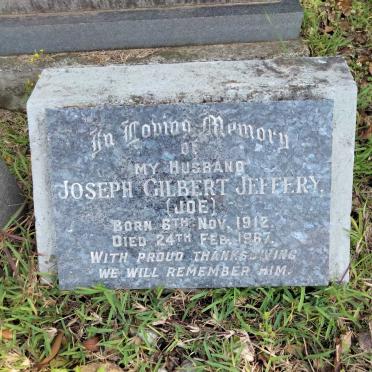 JEFFERY Joseph Gilbert 1912-1967