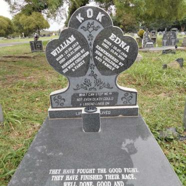 KOK William 1918-2002 &amp; Edna 1936-2020