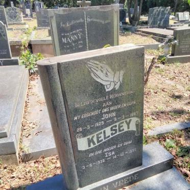 KELSEY John 1929-1983 &amp; Isa 1930-1995